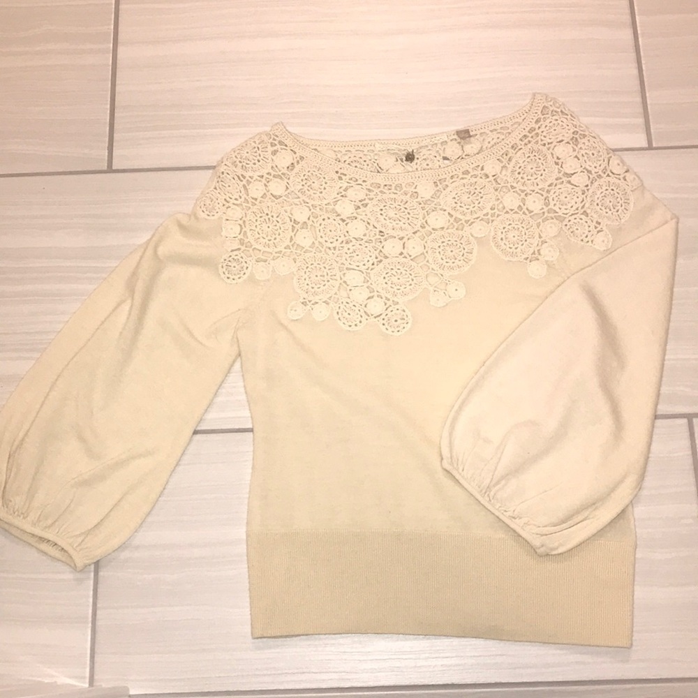 Anthropologie Knitted & Knotted Sweater.